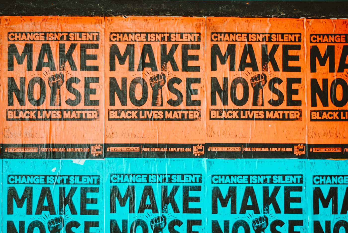 Black Lives Matter Wheatpaste 1