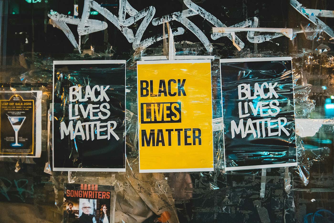 Black Lives Matter Wheatpaste 2