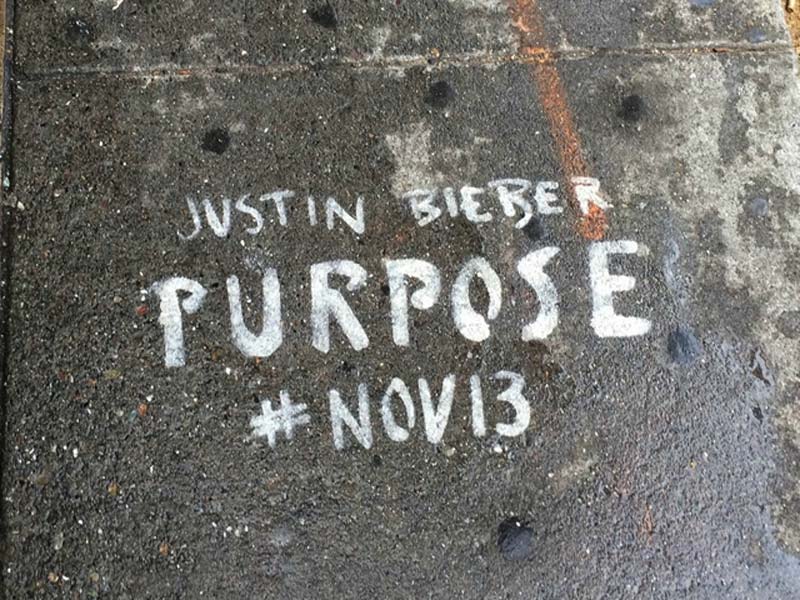 Justin Bieber Street Campaign Illegal