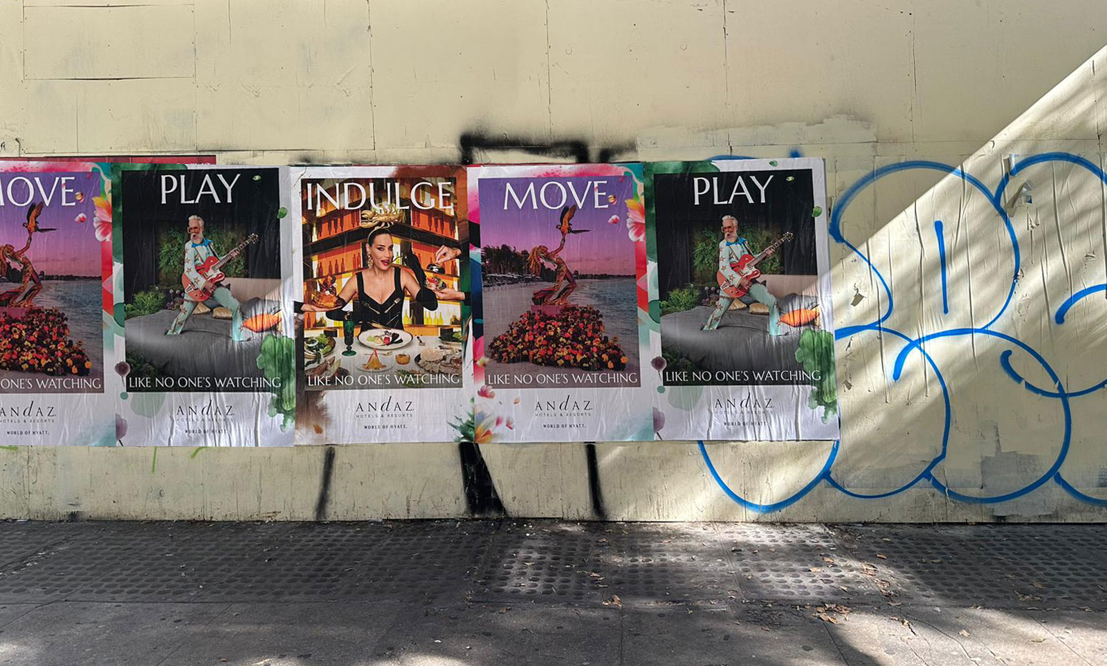 Wheatpasting Andaz Hyatt 5